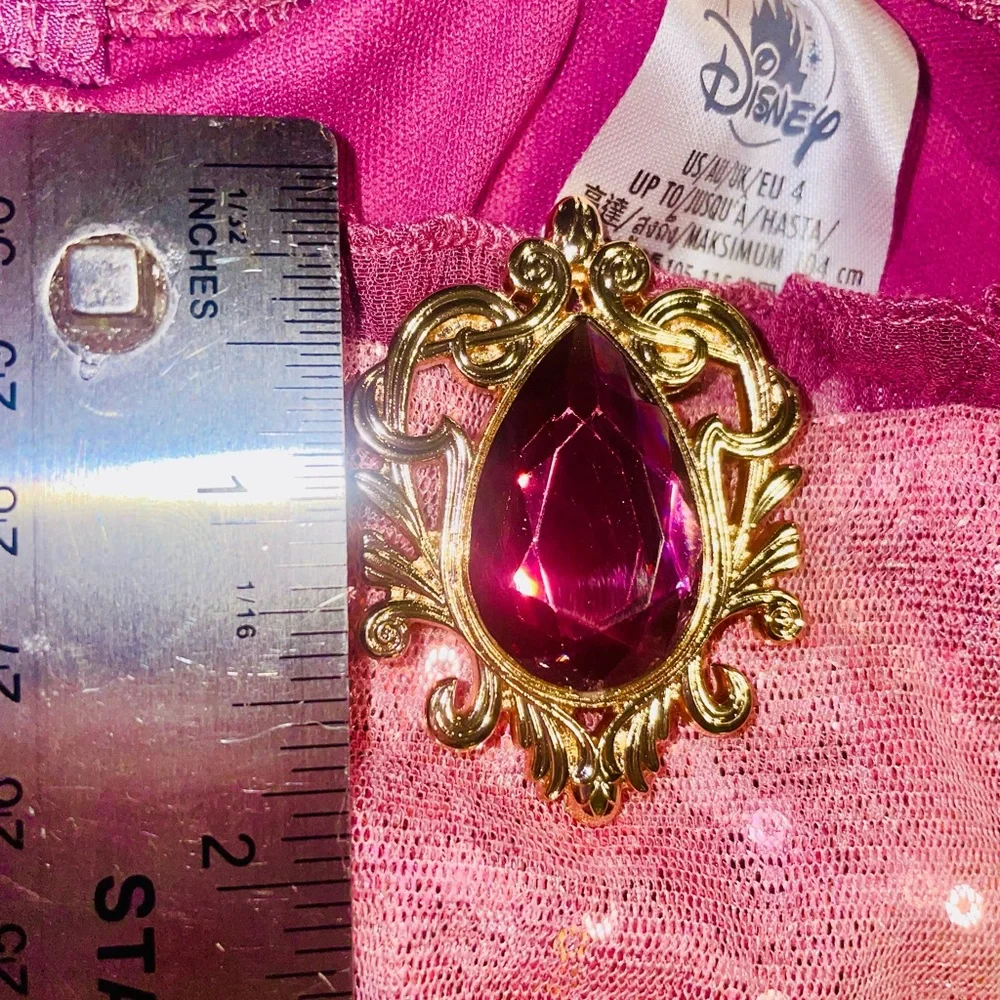 Official 💯 Original Disney Store Europe Rapunzel Costume from Tangled Rare SZ 4 - Picture 16 of 17